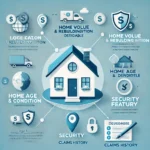 How is the cost of home insurance determined