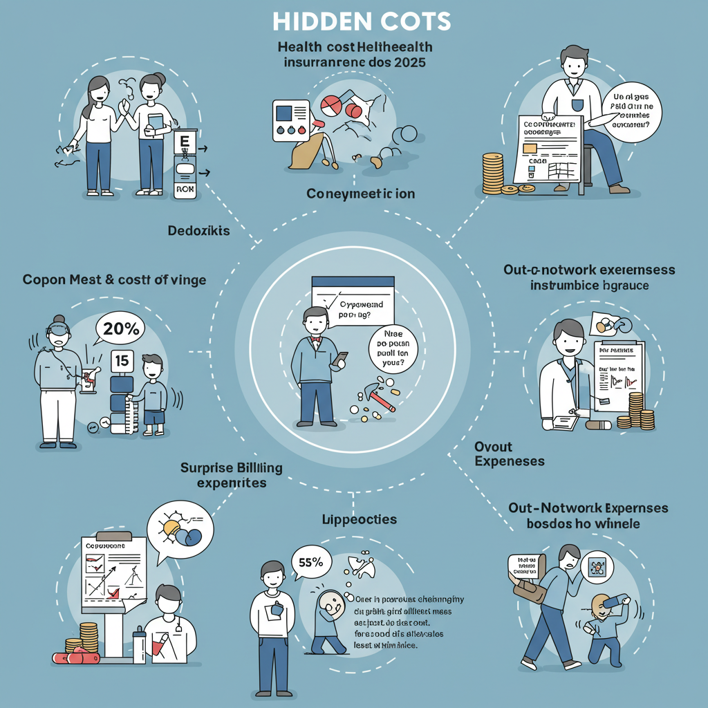 What are the hidden costs in health insurance policies in 2025